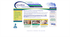 Desktop Screenshot of caretrain.com