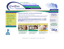 Tablet Screenshot of caretrain.com